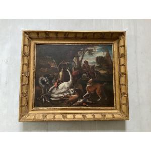 18th Century Hunting Painting