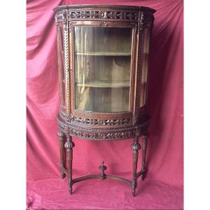 Louis XVI Curved Showcase