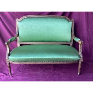 Louis XVI Golden Sofa 