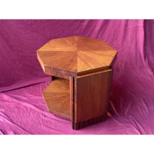 Majorelle Art Deco Pedestal Table