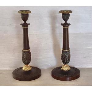 Pair Of Charles X Candlesticks