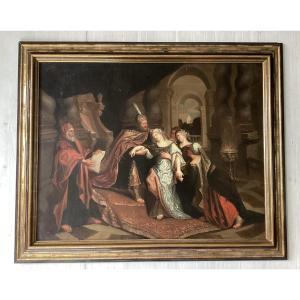 A.coypel Oil On Canvas 18th Century