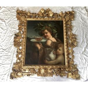 Bacchus Child Painting 19th