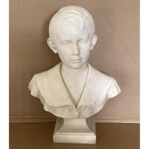 Marble Bust Of A Boy 
