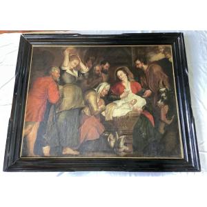 Important Painting And Its 17th Century Frame 