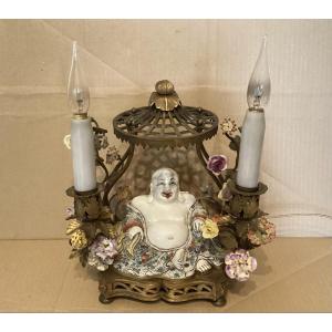 19th Century Buddha Lamp