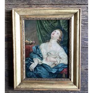 18th Century Painting On Sheet Metal 
