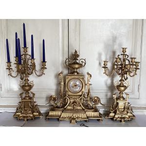 Important Louis XVI Fireplace Surround 