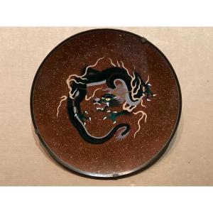 19th Century Cloisonné Enamel Dish 