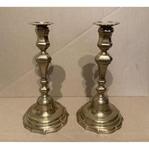 Pair Of 18th Century Candlesticks 