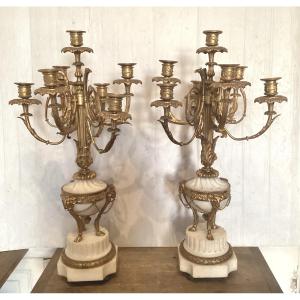 Pair Of Louis XVI Candelabra 