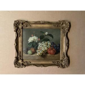 Signed Painting On Wood 