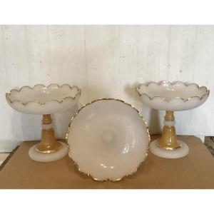 Three 19th-century Fruit Bowls 