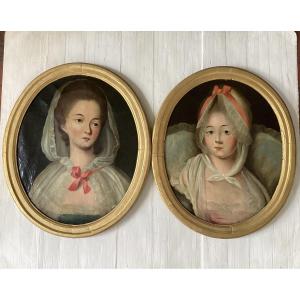 Pair Of 18th-century Portraits 