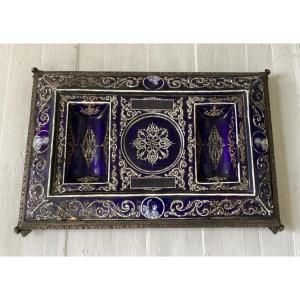 Important Enameled Dish