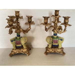 Pair Of 19th Century Candelabra 