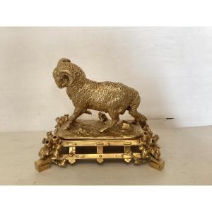 Bronze Statue Of An Ibex