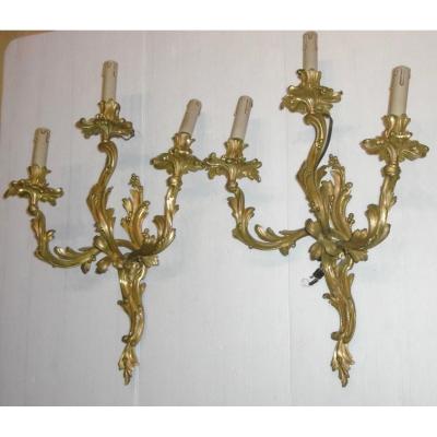 Pair Of Louis XV Sconces