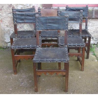 Series Of Six High Period Chairs