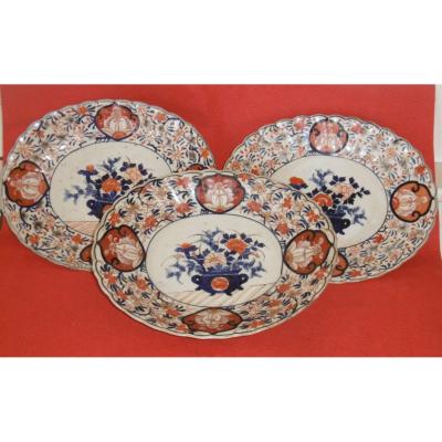 3 Imari Dishes