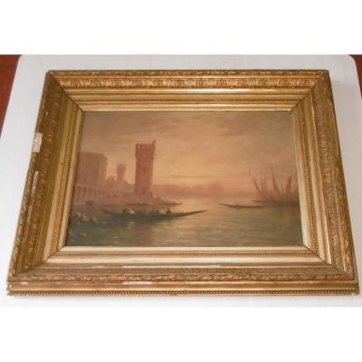 Oil On Canvas Follower Of Félix Ziem