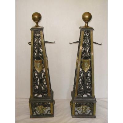 Pair Of Andirons