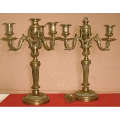 Pair Of Louis XVI Candlesticks