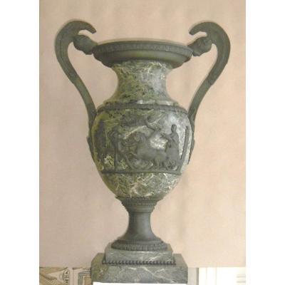 Important Marble And Bronze Urn