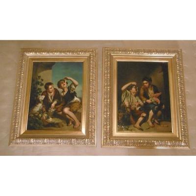 Pair Of "murillo" Paintings