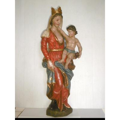 Madonna And Child With The Crown