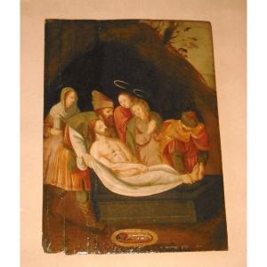 17th Century Wood Painting