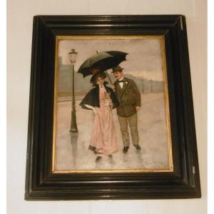 Henri Raignau Painting On Panel