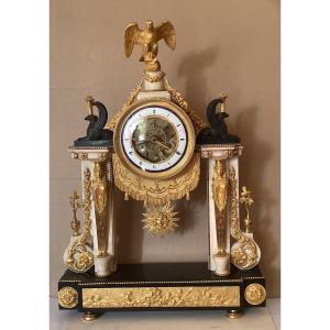 Pendulum Louisxvi With Dates Signed