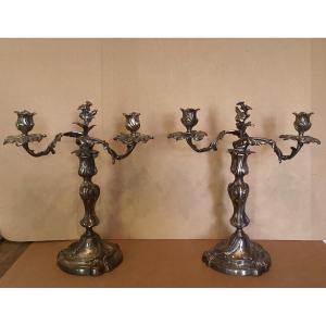 Pair Of Louis XV Candelabra