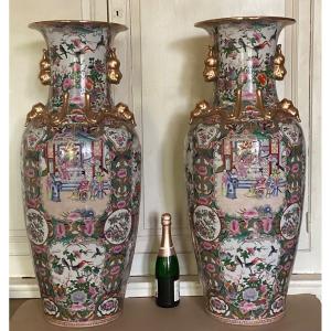 Pair Of China Vases
