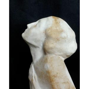 Symbolist Sculpture - Monogram To Be Identified