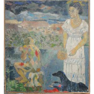 Oil On Canvas By Jean-claude Besson-girard