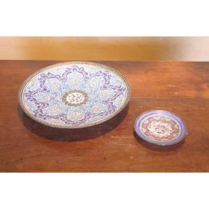 Two Persian Minakari