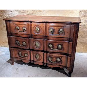 18th Century Crossbow Chest Of Drawers