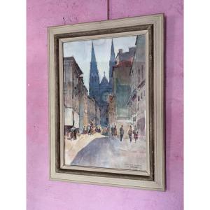 A Watercolor By Drouot