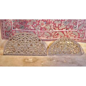 Set Of 3 Cast Iron Jalis