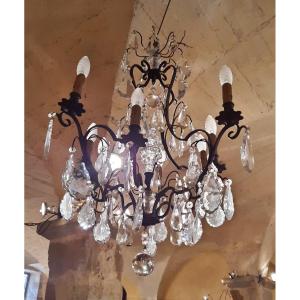 Chandelier Basket With Pampilles