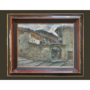  The Old Farm By Ercole Garavglia