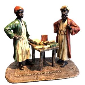 Vienna Bronze Signed Mar Gub, From The 19th Century.