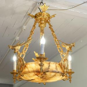 Gilt Bronze Chandelier, 19th Century
