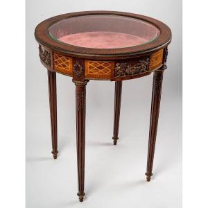 Wooden And Gilded Bronze Table, 19th Century