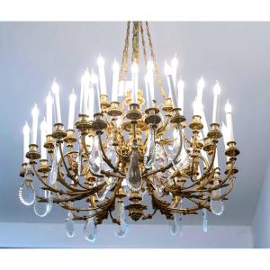 Gilt Bronze Chandelier – 19th Century