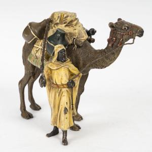 Vienna Bronze Signed And Numbered, Franz Bergman, Late 19th Century
