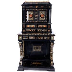 Ferd. Pogliani Cabinet, Milano – 19th Century Masterpiece