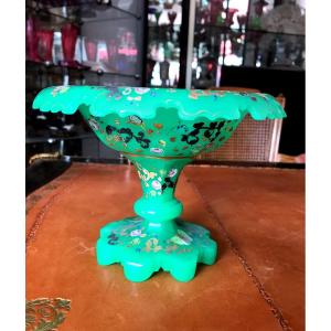 Enamelled Opaline Cup In Gold, From The 19th Century